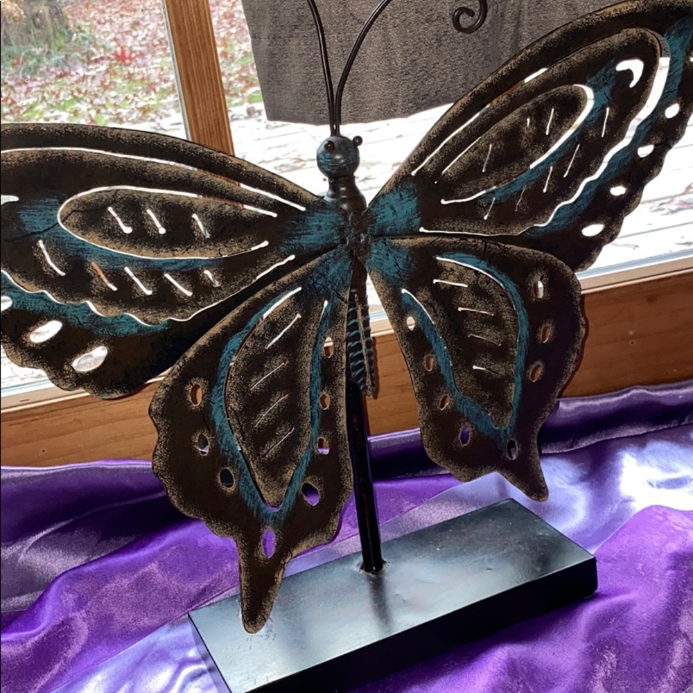 Butterfly candle holder